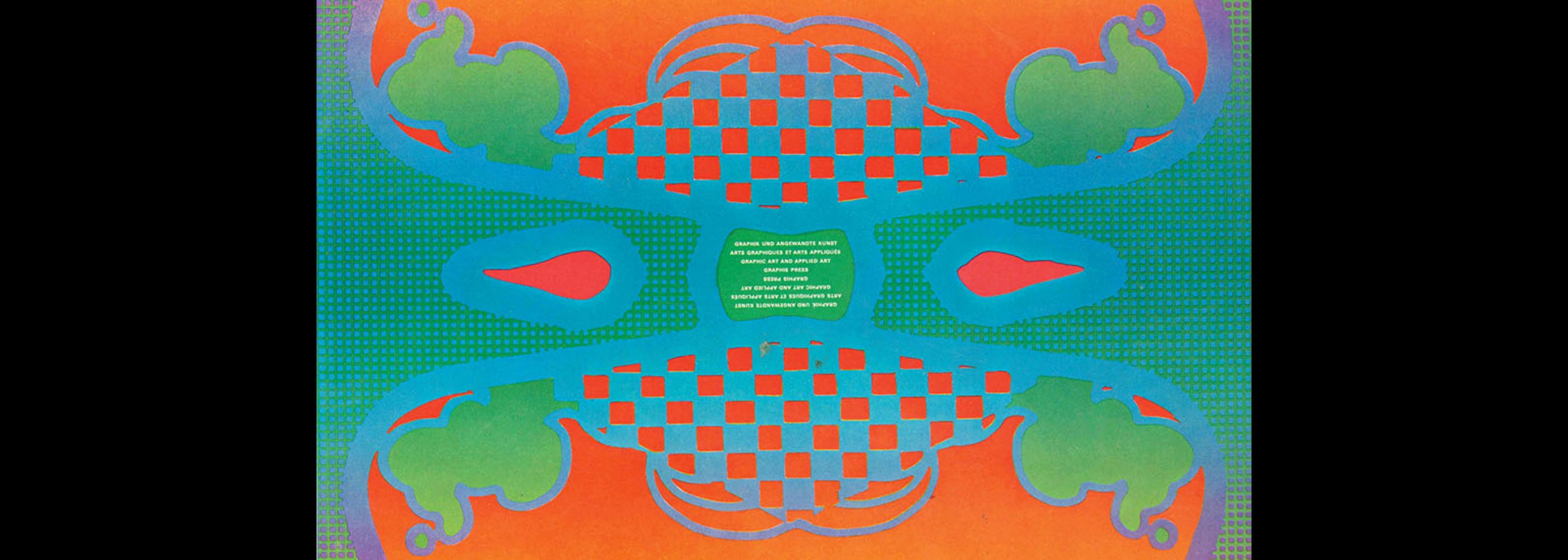 Graphis 135, 1968. Cover design by Peter Max.