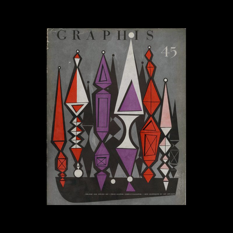 Graphis 45, 1953. Cover design by Erberto Carboni