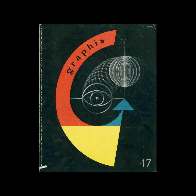 Graphis 47, 1953. Cover design by Abram Games