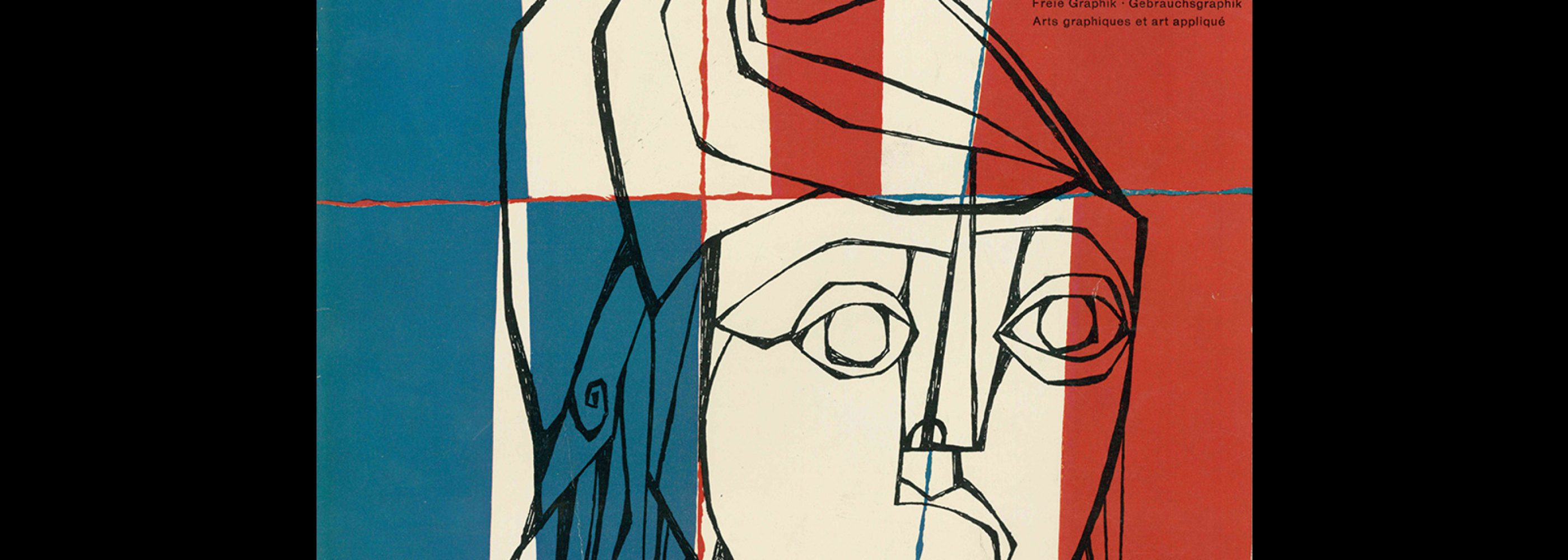 Graphis 71, 1957. Cover design by Phillipe Delessert.