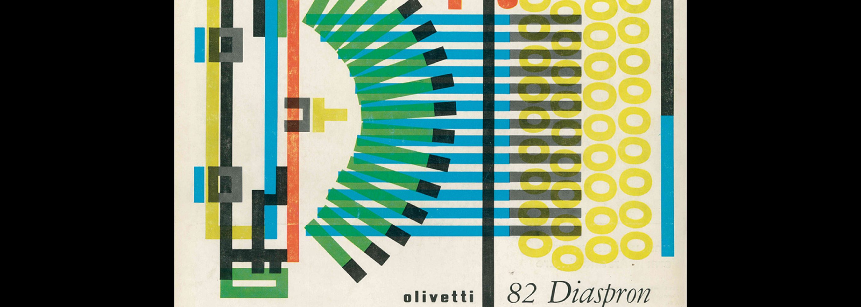 Olivetti Diaspron 82, advertisement, 1959. Designed by Giovanni Pintori.