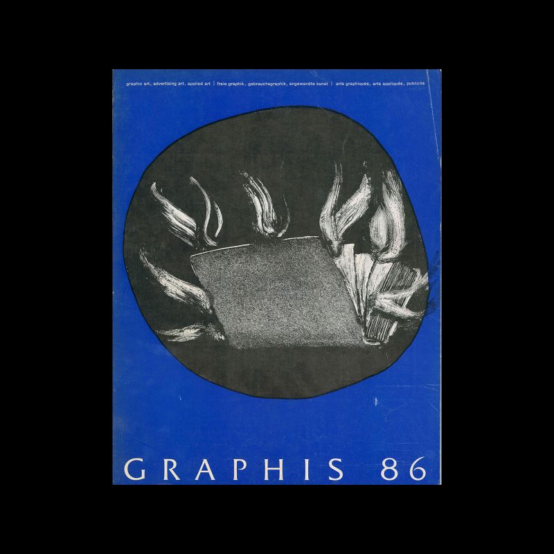 Graphis 86, 1959. Cover design by Max Hunziker.