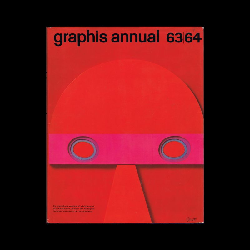 Graphis Annual 1963|64. Cover design by George Giusti.
