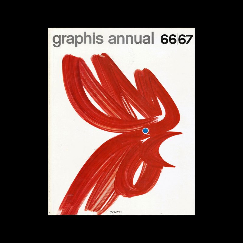 Graphis Annual 1966|67. Cover design by Roger Excoffon