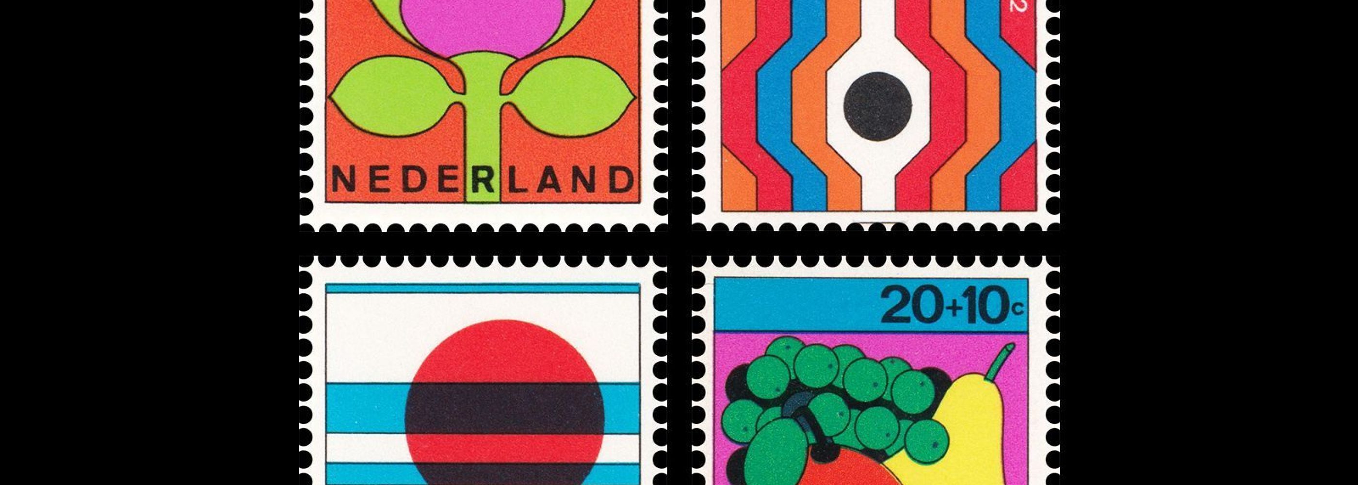 Holland Festival 72 / Floriade 72, Netherland Stamps, 1972. Designed by Dick Elffers