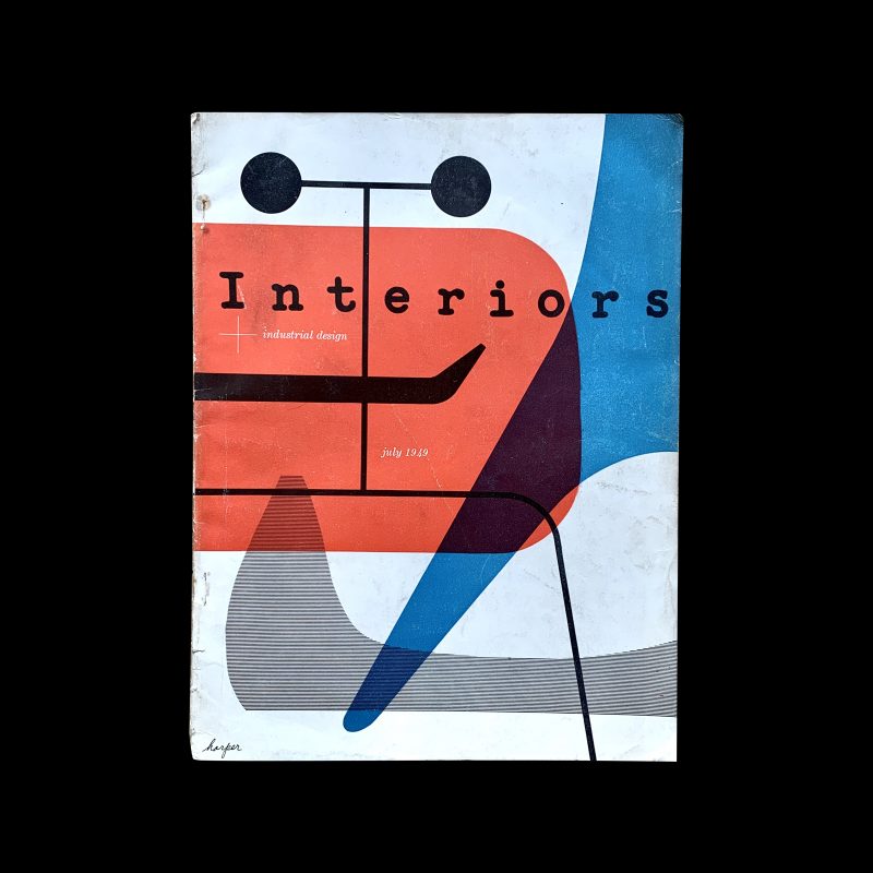 NTERIORS-INDUSTRIAL-DESIGN-July-1949-Irving-Harper-Cover-Designer.
