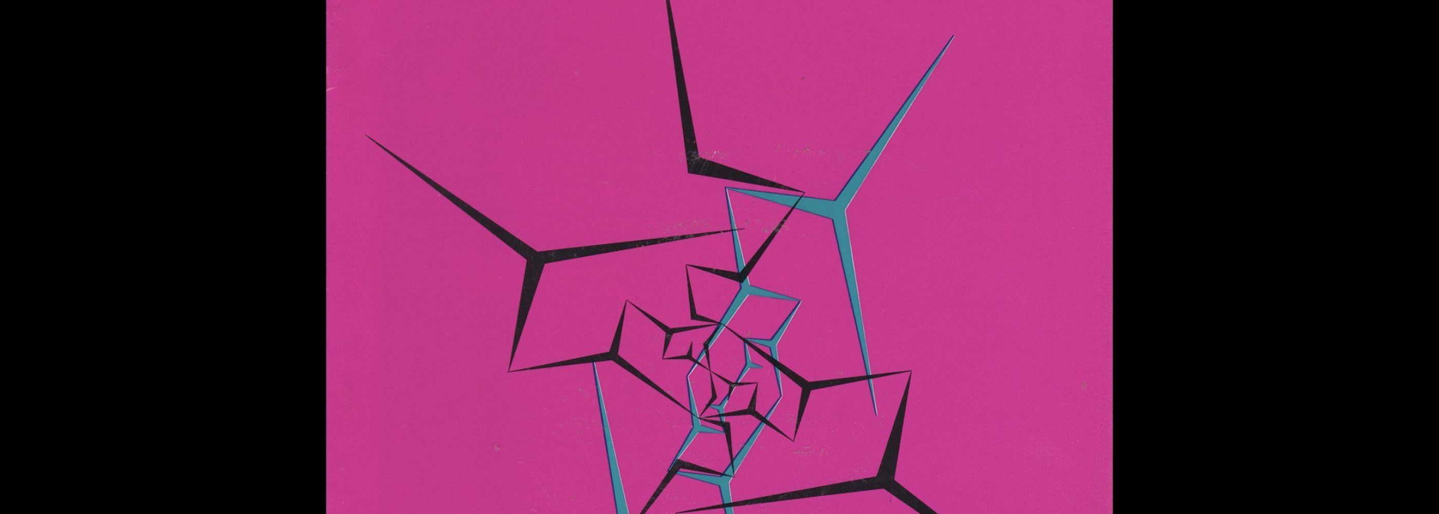 Industrial Art News - Vol. 39, No. 2, 1971. Cover design by Koji Kusabuka