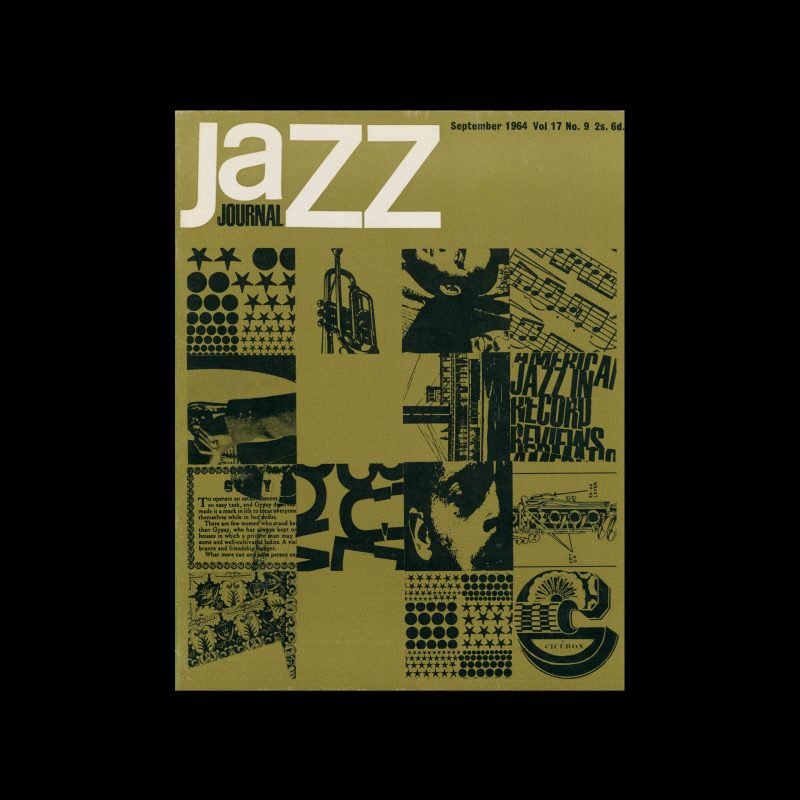 Jazz Journal, 9, 1964. Cover design by Cal Swann