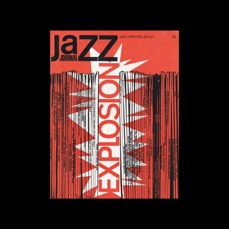 Jazz Journal, 7, 1969. Cover design by Cal Swann