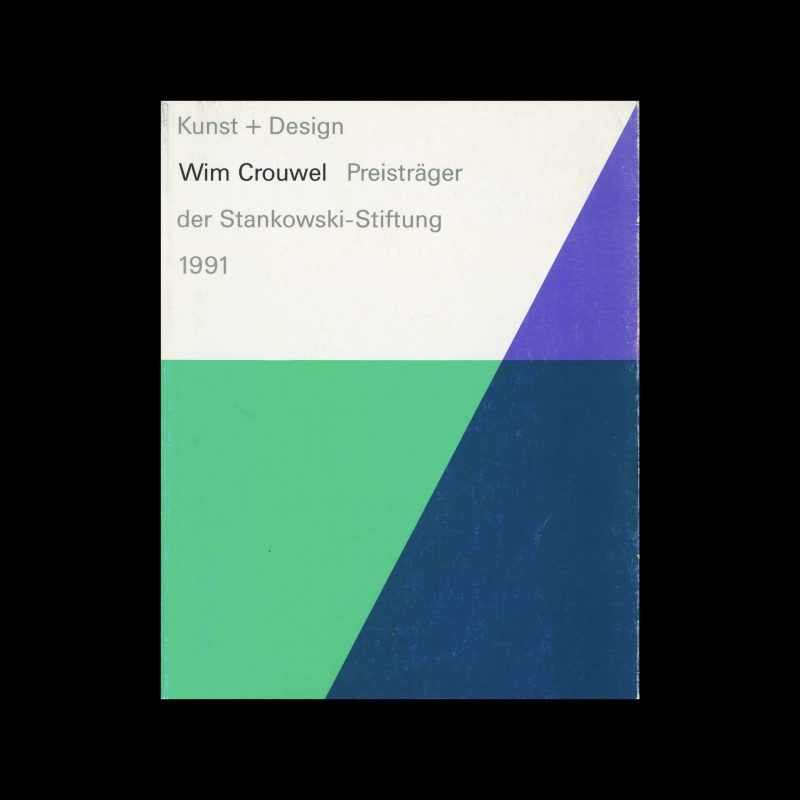 Kunst und Design, Wim Crouwel, Preisträger der Stankowski-Stiftung, 1991.