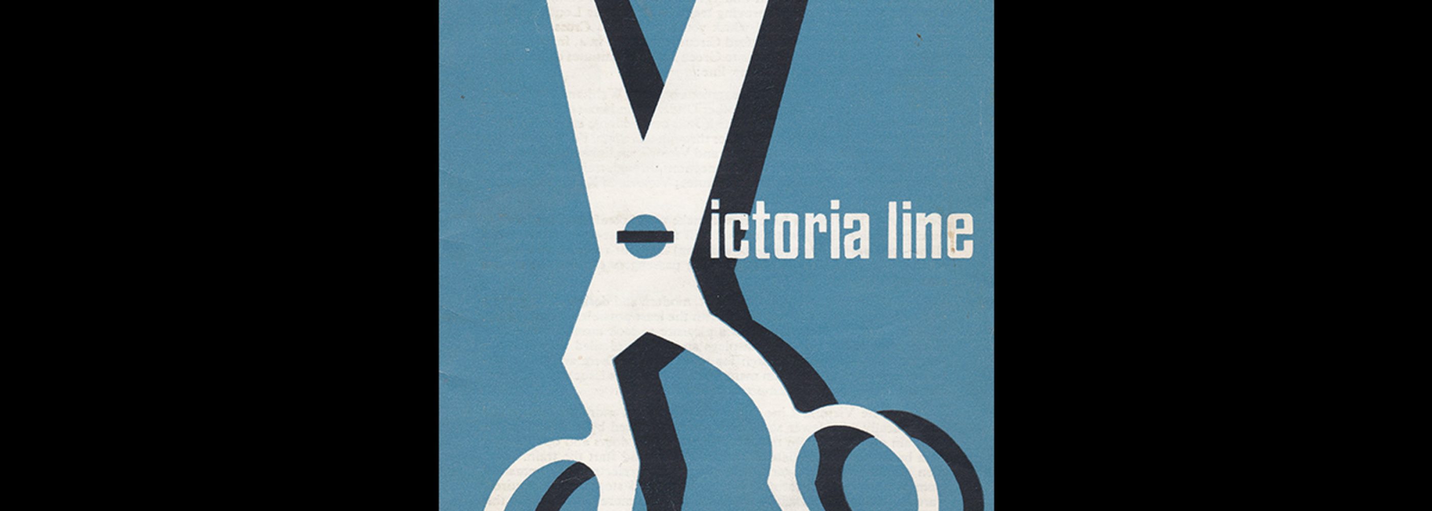 Cut Travel Time - Victoria Line, July 1969. Designed by Tom Eckersley