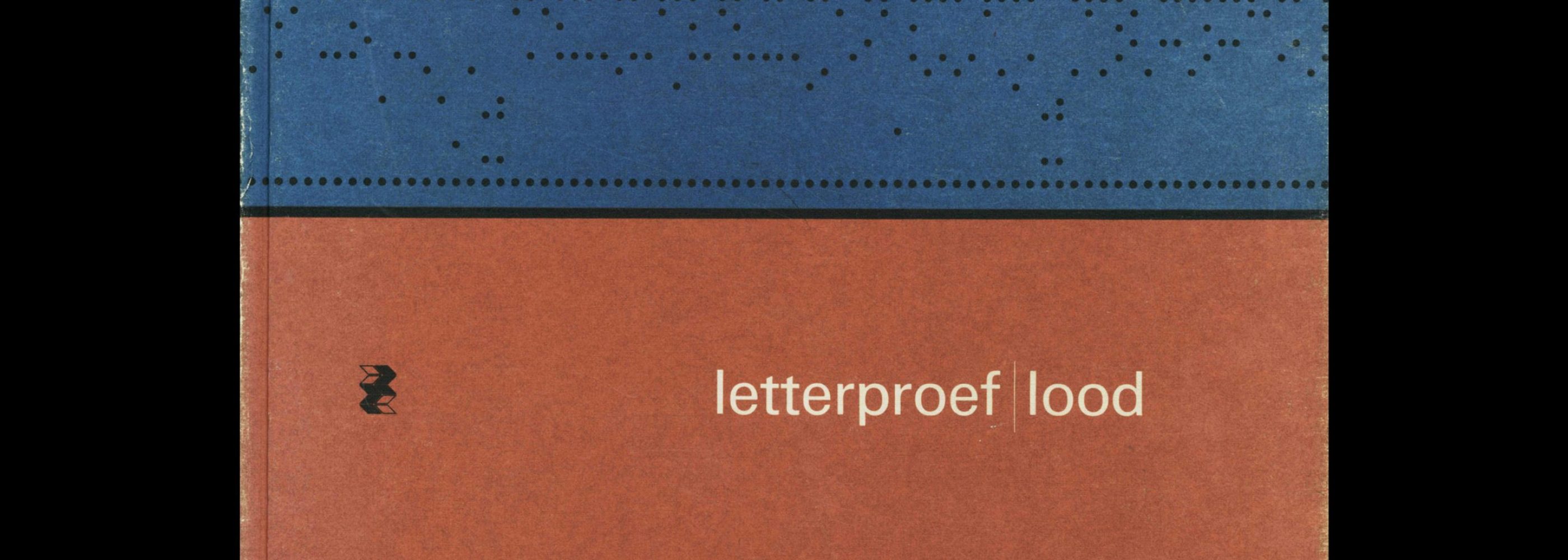 Letterproef Lood, Internationaal Zetcentrum BV Wormerveer, 1974