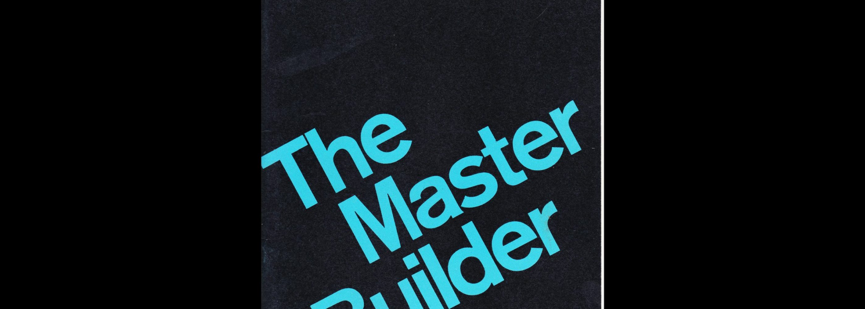 The Master Builder, The National Theatre, London, 1964. Design by Ken Briggs
