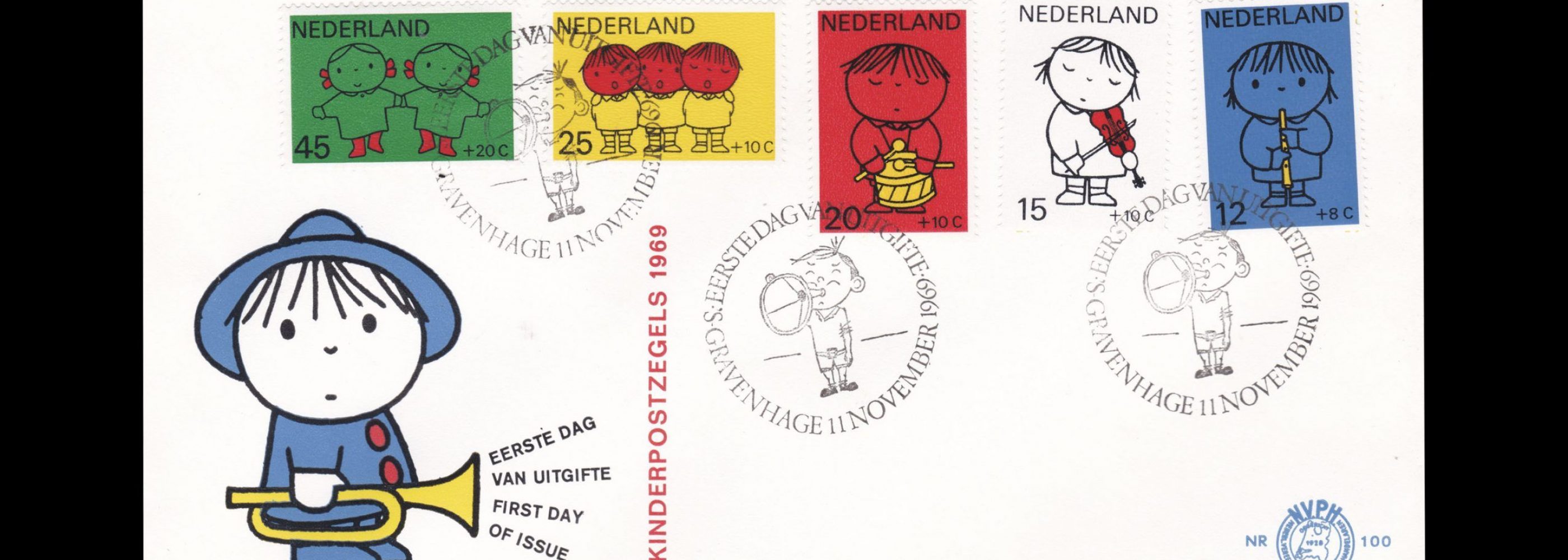 Child Welfare, Netherlands FDC, 1969