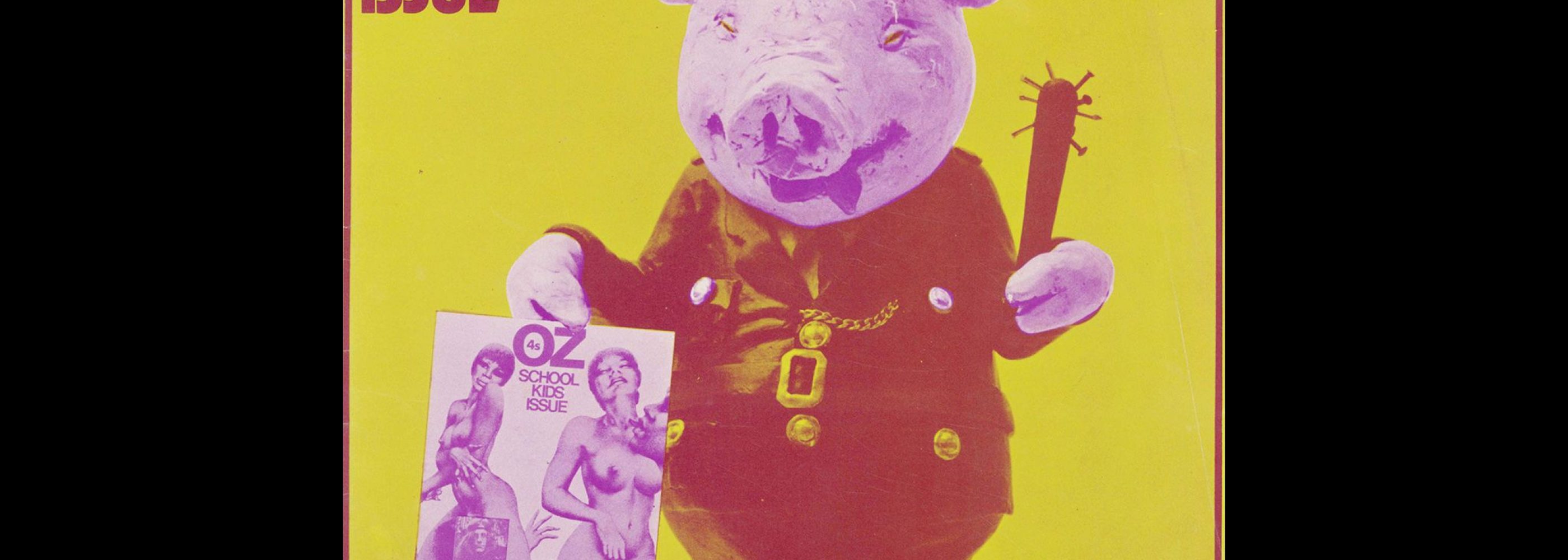 OZ Magazine, No 35, May 1971. Cover design by Ed Belchamber