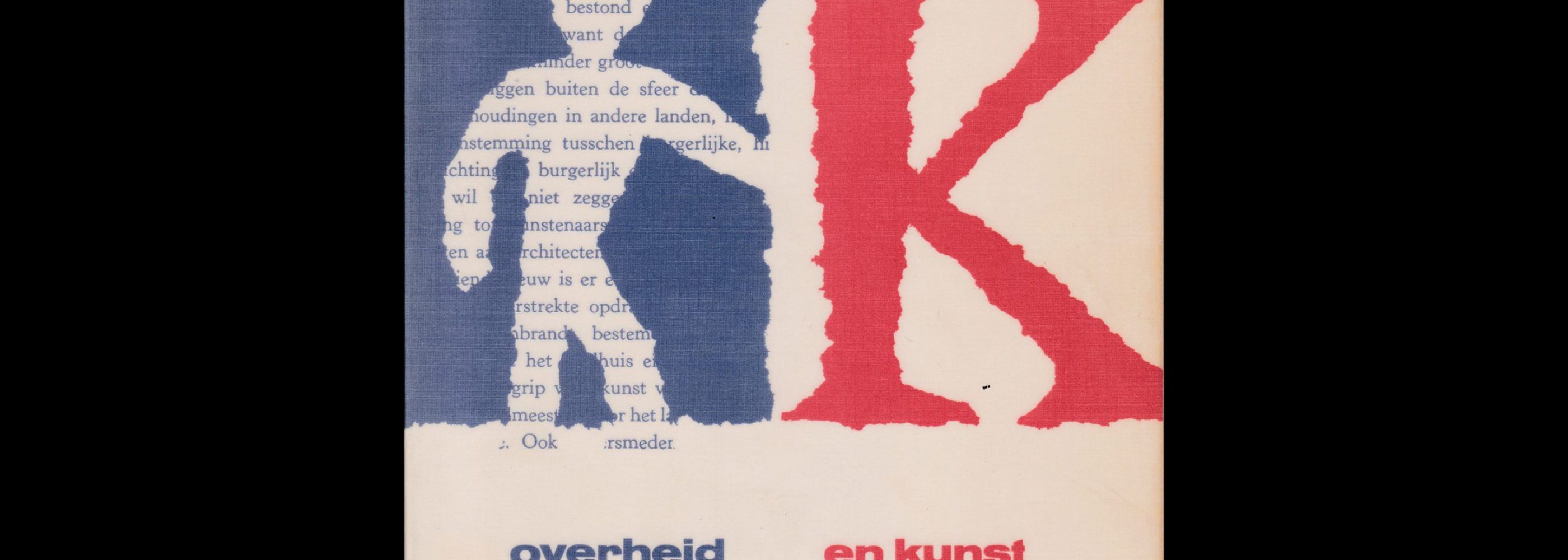 Overheid en kunst in Nederland, 1967 designed by Willem Sandberg