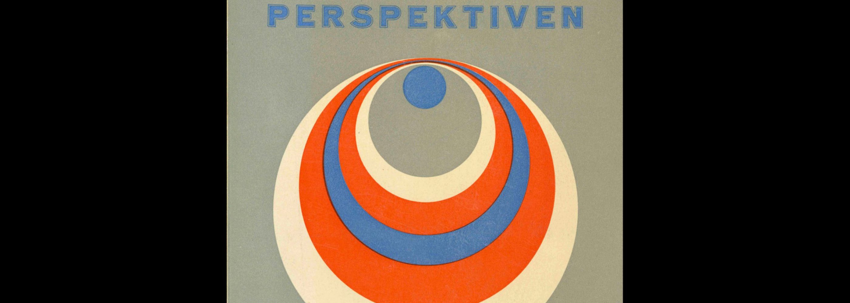 Perspektiven, Literatur, Kunst, Musik, 5, 1953. Cover design by Alvin Lustig