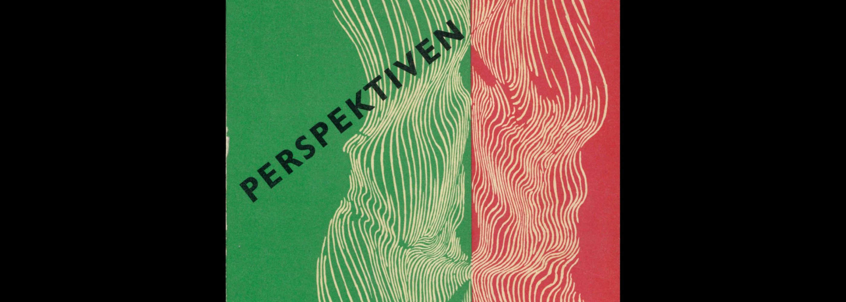 Perspektiven, Literatur, Kunst, Musik, 6, 1953. Cover design by Herbert Bayer
