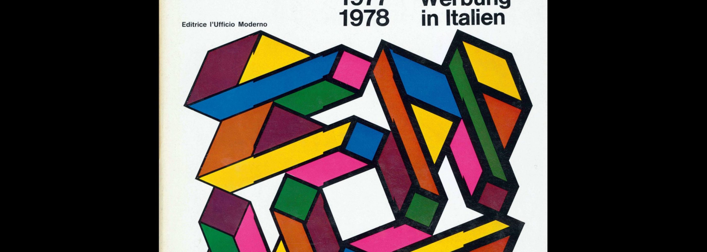 Pubblicità in Italia 1977-78. Cover design by Franco Grignani