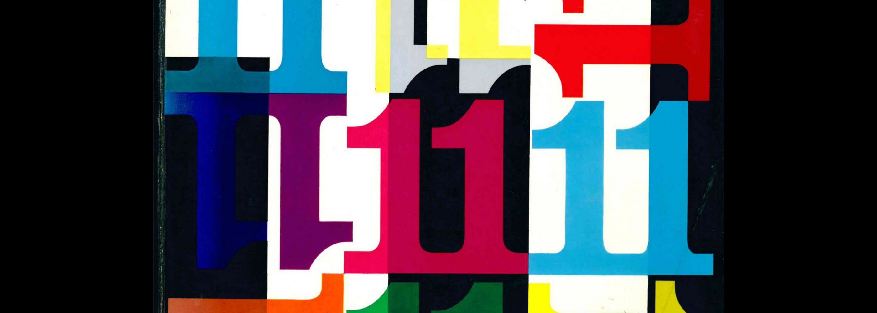Publicité 11, Review of advertising and Graphic Art in Switzerland, 1961. Cover design by Pierre Monnerat