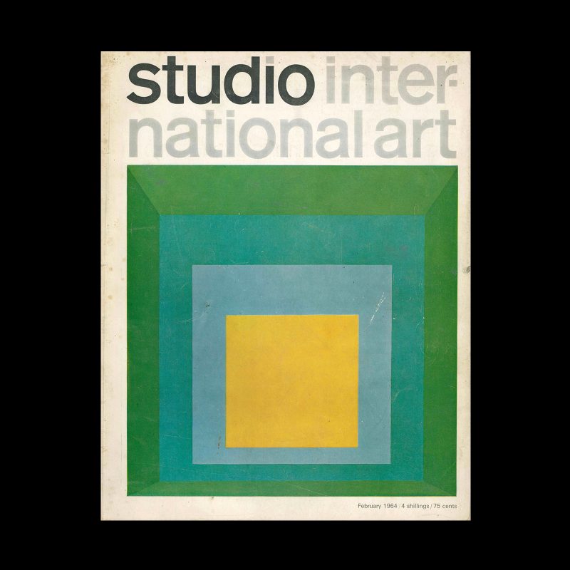 Studio International, February 1964. Cover artwork by Josef Albers