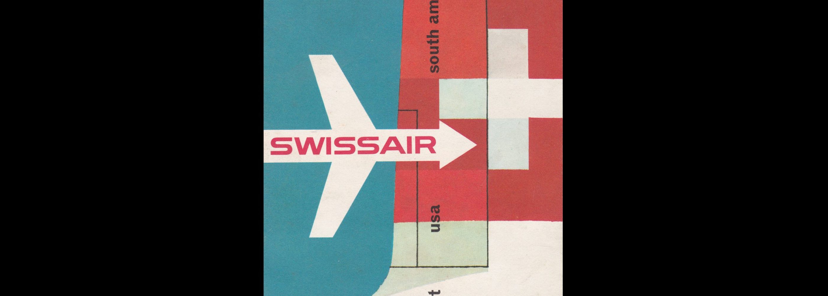 Swissair-Routes-Brochure1950s.-Designed-by-Hugo-Welti-cover