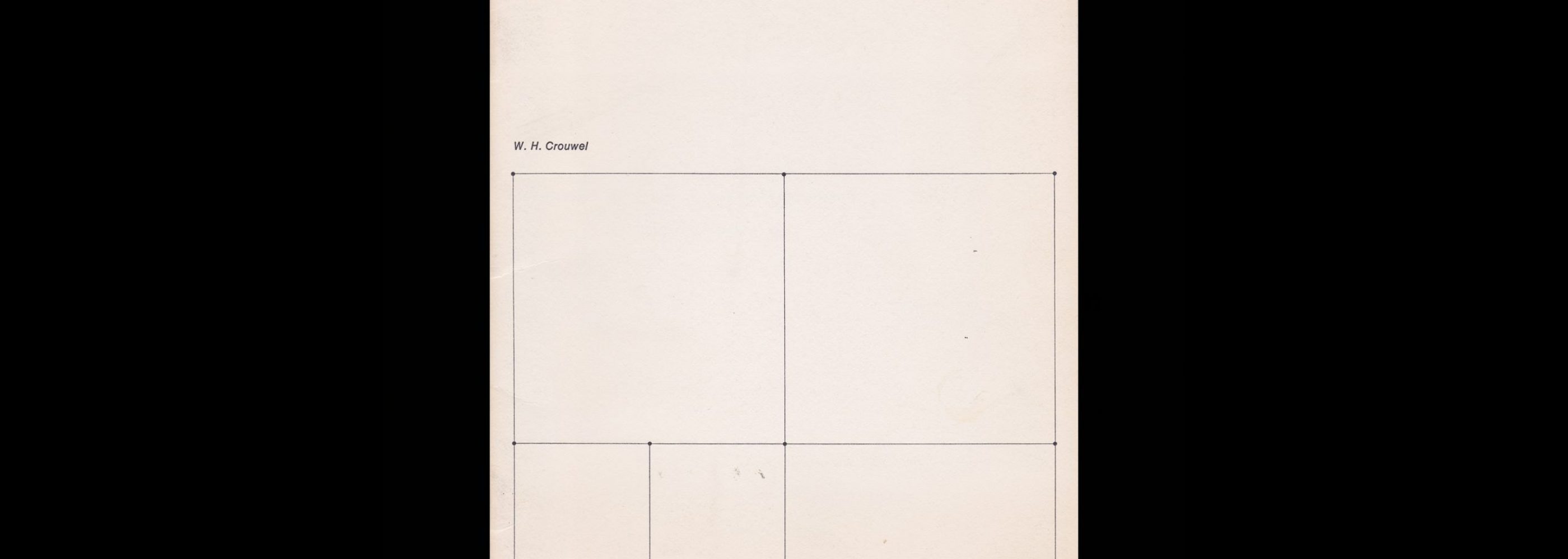 Vormgeving - door wie?, 1973 designed by Wim Crouwel
