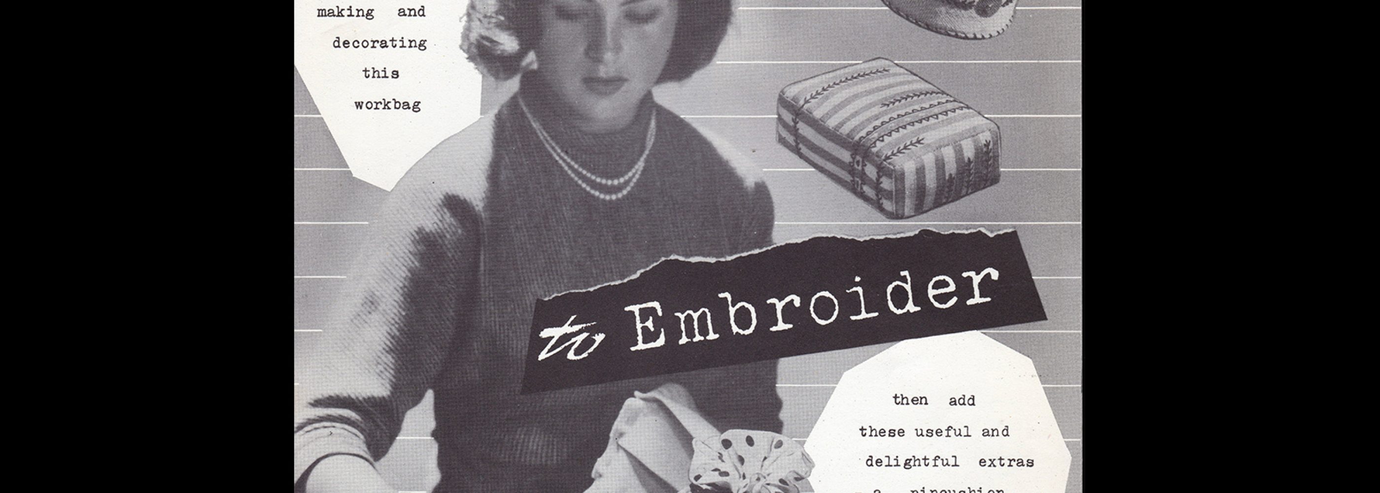 And So To Embroider Bulletin 7b, 1950s