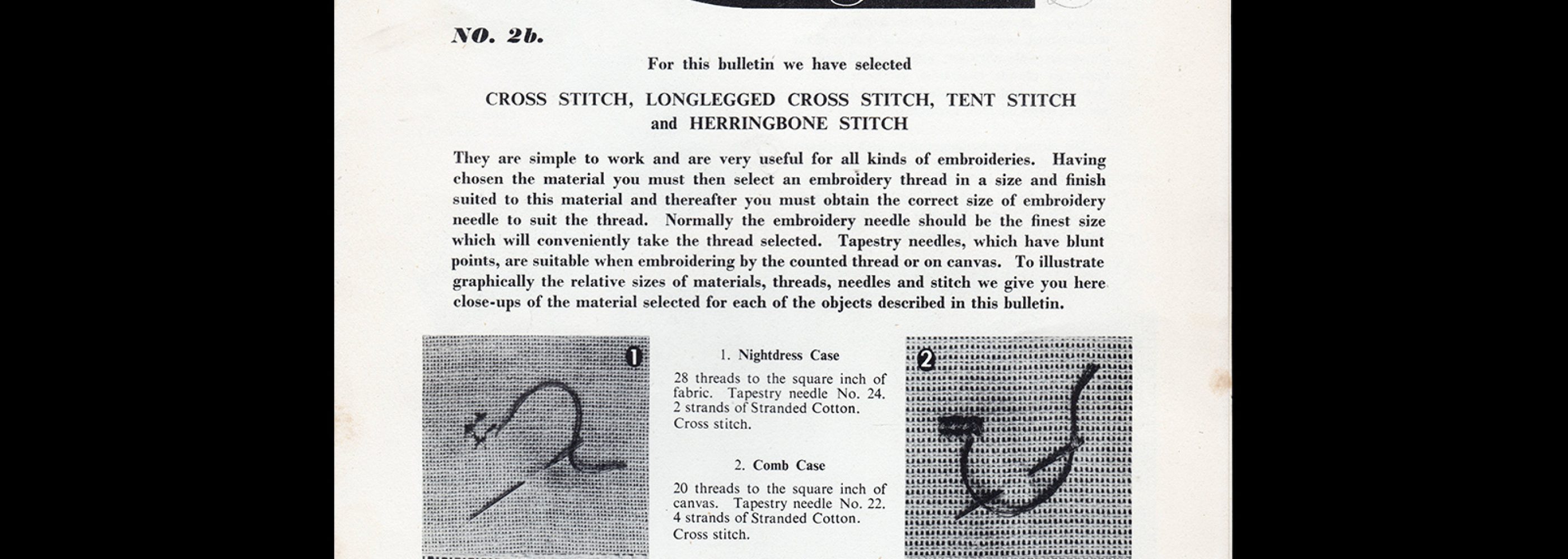 And So To Sew Bulletin 2b, 1950s