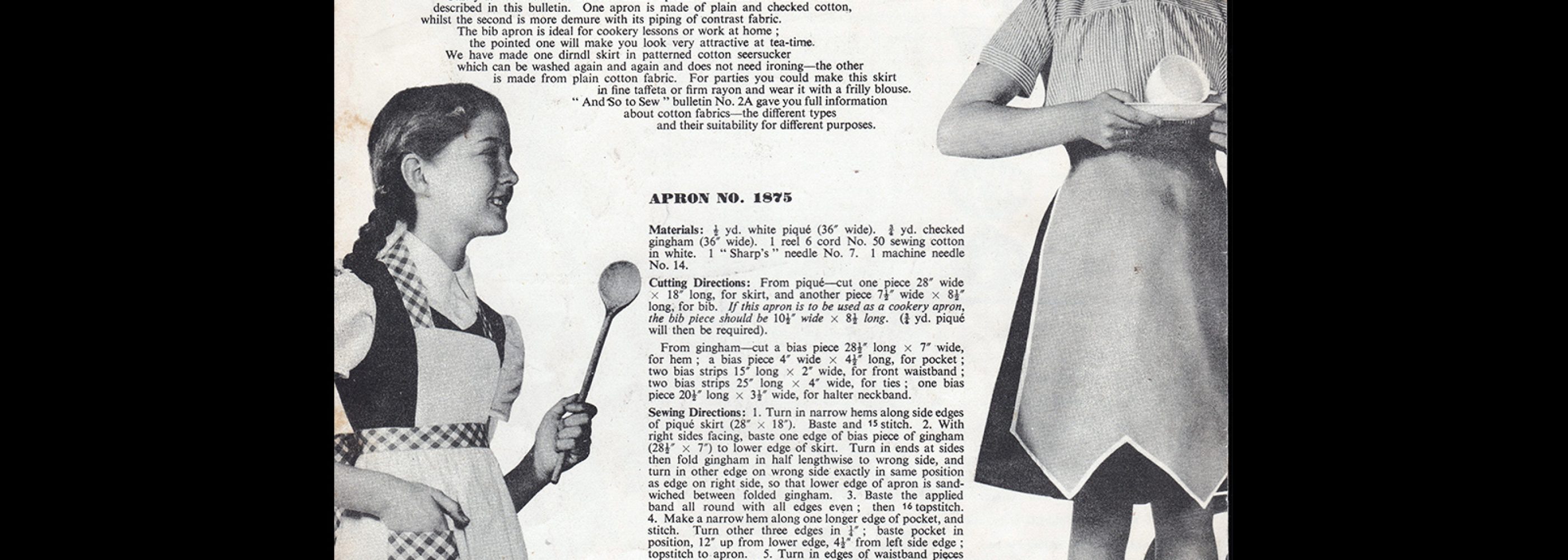 And So To Sew Bulletin 3a, 1950s