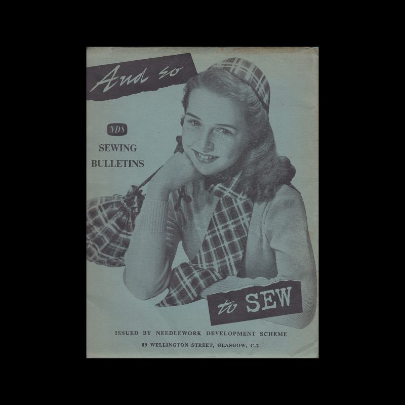 And So To Sew Folder, 1950s