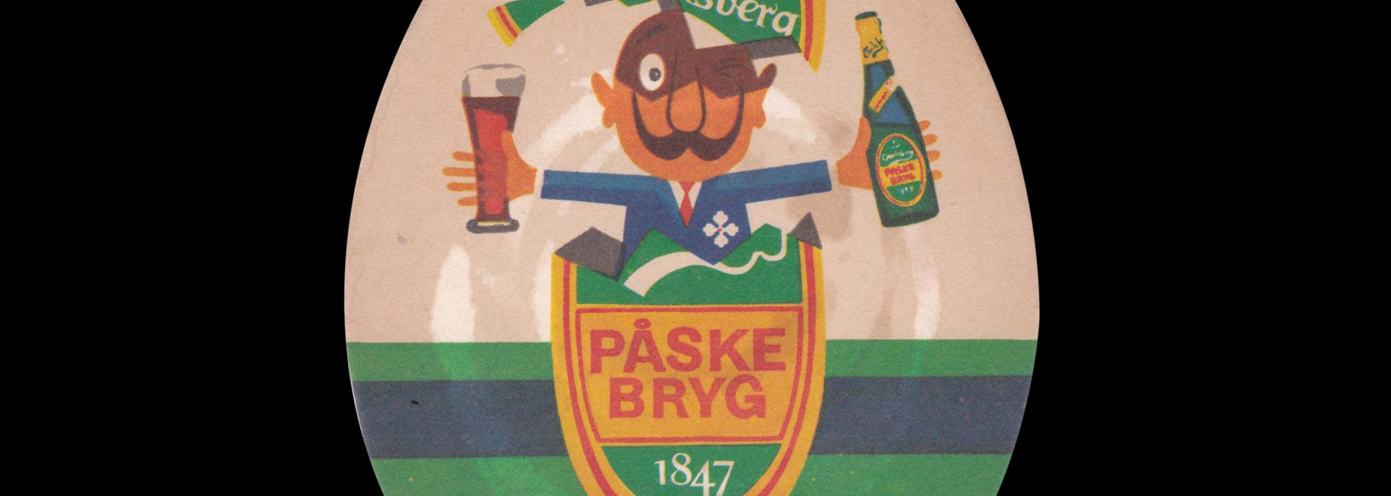 Carlsberg Paske Bryg beer mat