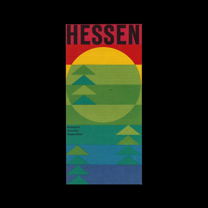 Hessen Travel Brochure designed by Karl Oskar Blase