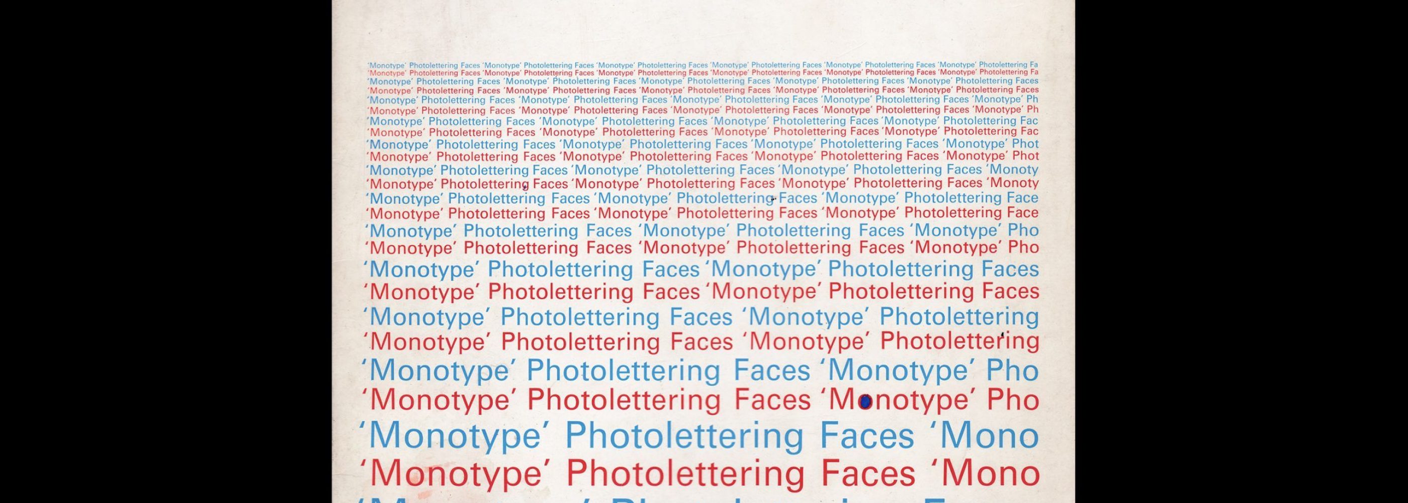 Monotype Photolettering Faces