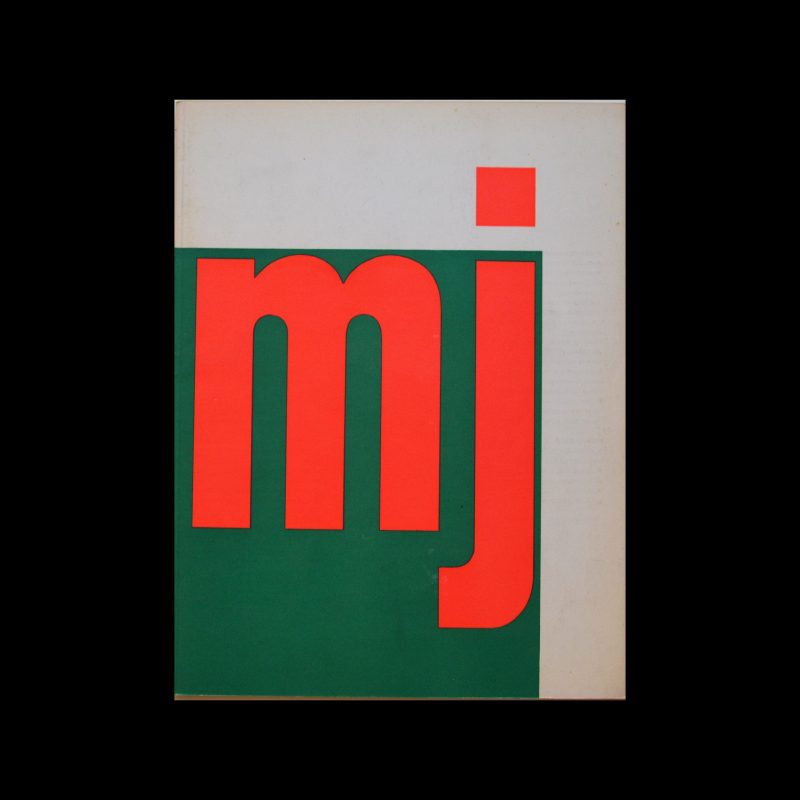 Museumjournaal, Serie 11 no 7, 1966. Designed by Jurriaan Schrofer