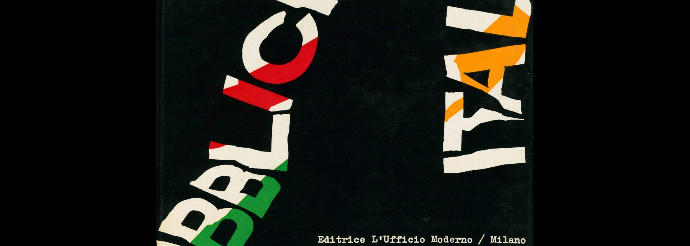 Pubblicità in Italia 1957-58. Cover design by Franco Grignani